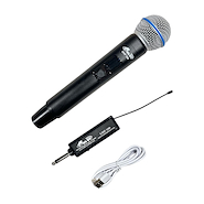 GBR Uhf-100 Micrófono Inalámbrico De Mano Uhf Usb