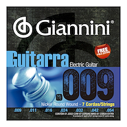 GIANNINI Geegst-7 Encordado para guitarra eléctrica 7 cuerdas 09-54