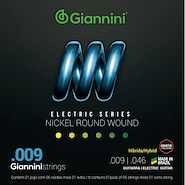 GIANNINI Geegsth09-46 Encordado para guitarra eléctrica híbrida 09-046