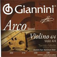 GIANNINI Geavva Encordado para violín aluminio 4/4 - $ 19.200