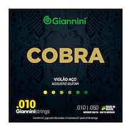 GIANNINI Geefle10-50 Encordado para guitarra acústica 10-50 bronze 85/15