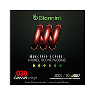 GIANNINI Geebrl-6-30-130 Encordado para bajo 6 cuerdas 30-130