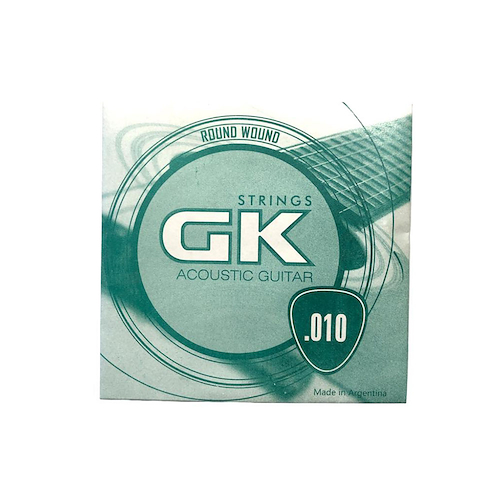 GK 012031 Cuerda para guitarra acústica nickel 010 - $ 1.000