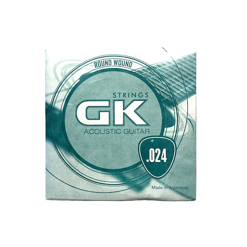GK 012043 Cuerda para guitarra acústica nickel 024 - $ 2.000