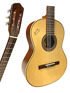 GRACIA Bb Guitarra clásica de concierto premium tapa pino abeto
