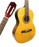 GRACIA M7 Guitarra clásica de estudio superior natural eq 5 bandas afi