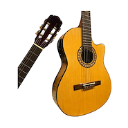 GRACIA M10 Guitarra clásica con corte medio concierto eq 5 bandas afina