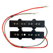 GUITAR TEC Goj4a Micrófono para bajo 4 cuerdas jazz bass alnico v5 x 2