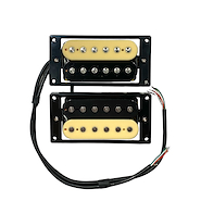 GUITAR TEC Goh102a Micrófono para guitarra doble bobina zebra alnico v5 x 2