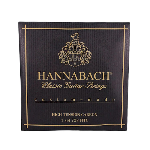 HANNABACH 728Htc Encordado Para Clásica Serie Carbon Tensión Alta - $ 71.000