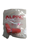 HM AlpI01 Protector auditivo x 1 par anti irritacion color rojo