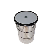 HM 8" Cuica 8"x30cm acero inox parche plástico