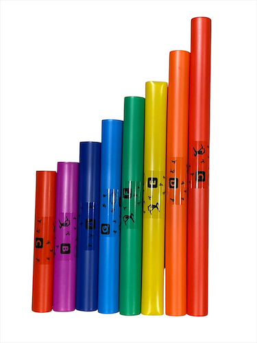 HM Tubos Set De 8 Tubos Sonoros Banda Ritmica - $ 81.000