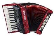 HOHNER A16971s Acordeón bravo ll 60 a piano 26t 60b 2r rojo + estuche