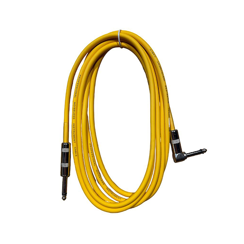 HUGEL 199-810-006 Cable Plug Plug 3 Mts Ficha Angular Amarillo Engomado - $ 13.000
