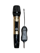 HUGEL Ax12 Micrófono Inalámbrico De Mano Uhf Batería Recargable