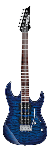 IBANEZ Grx70qatbb Guitarra eléctrica transparente blue gio - $ 559.272