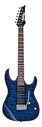 IBANEZ Grx70qatbb Guitarra eléctrica transparente blue gio