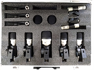 ISK Dsm7b Set De 7 Microfonos Para Bateria Con Estuche Clamps Filtros