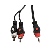 JAHRO Jh2007 Cable auxiliar 3.5 stereo a rca stereo 1.8 mt - $ 4.410