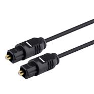JAHRO 3540 Cable Optico Toslink 2 Mts Metalico