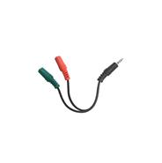 JAHRO 3704 Cable Dc Para Auricular + Microfono A 3.5 4 Polos 15 Cm