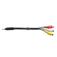 JAHRO 3522 Cable 3.5 stereo 4 polos 3 rca hembra 20 cm