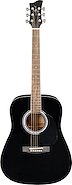 JAY TURSER Jj45-bk Guitarra acústica dreadnought cuerpo basswood negra