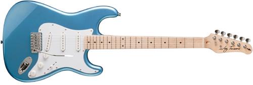 JAY TURSER Jt-300m-lpb Guitarra eléctrica strato 3 simples lake placid blue - $ 392.400