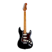 JET GUITARS JS300 Guitarra Eléctrica Stratocaster SSS Black
