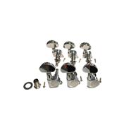 JINHO J03c Set De Clavijas Para Guitarra 3+3 Grover Cromada