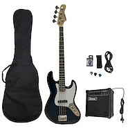 KANSAS Egp-pb10blb Pack bajo 4 cuerdas jazzbass ampl + afinad lcd+ funda+ cable - $ 96.600