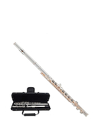 KNIGHT Jbfl-6248s Flauta traversa c pie en do sol desalineado llaves cerradas