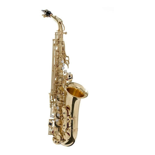 KNIGHT Jbas-200 Saxo alto Eb llave de f# gold laqueado con estuche - $ 941.700