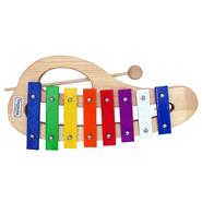 KNIGHT Th8c Metalofon 8 notas en colores para niño base madera