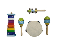 KNIGHT Jb565 Set de percusion para niños 4 instrumentos