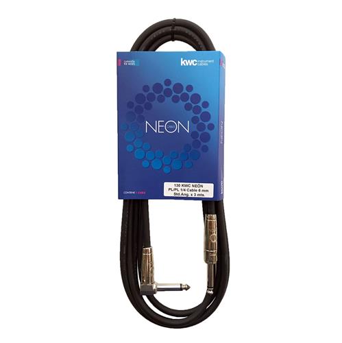 KWC 130 neon Cable plug plug macho mono angular 3 mts - $ 17.200