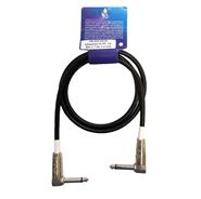 KWC 182 neon Cable interpedal plug macho angular 1 mt x unidad