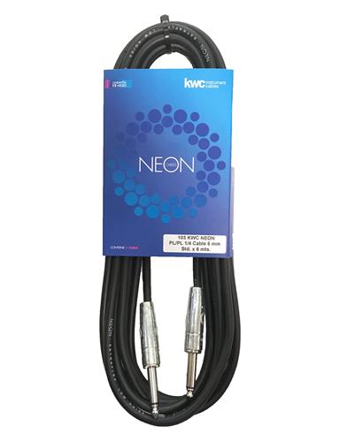KWC 103 neon Cable plug plug macho mono 6 mts - $ 24.000