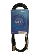 KWC 116 neon Cable xlr canon macho a plug macho mono 3 mts - $ 16.600