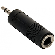 KWC 9309 Ficha adaptador plug st hembra 6,3 a plug macho 3,5 st