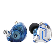 KZ Zs10 pro bl Auricular in-ear intraural monitor 4 vias+1 drive azul cable