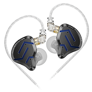 KZ Zsn-pro-2-bk Auricular in-ear intraural monitor 2 vías híbrido black - $ 54.500