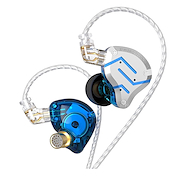 KZ Zs10 pro bl Auricular in-ear intraural monitor 4 vias+1 drive azul cable