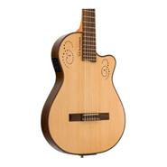 LA ALPUJARRA 300kecm Guitarra clásica sin boca con corte y ecualizador