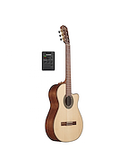 LA ALPUJARRA 83Kpsym Guitarra Clásica Con Corte Y Ecualizador Fishman Prsys