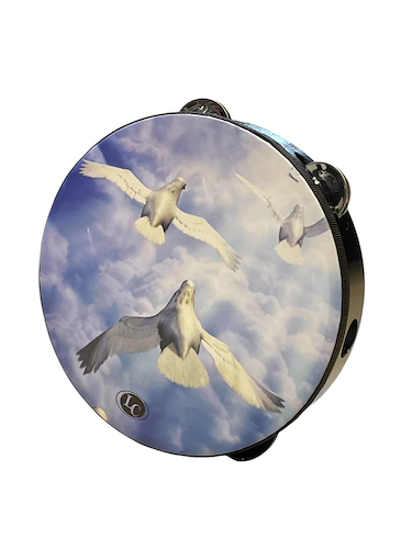LATIN CUSTOM Lc20r-P2 Pandero Parche Paloma De 20 Cm - $ 31.000
