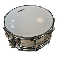 LAZER Ftsn-14b Redoblante cromado alto 14x6" de 10 torres correa y palillo