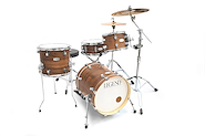 LEGEND Traveler walnut Bateria 4 cuerpos viajera bombo 16" banqueta y fierros