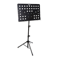 LEONARD Lndatd5 Atril De Pie Director Placa Con Agujeros Compacto Negro